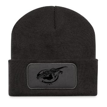 guitare électrique - Beanie recyclé à patch - charbon - Devant
