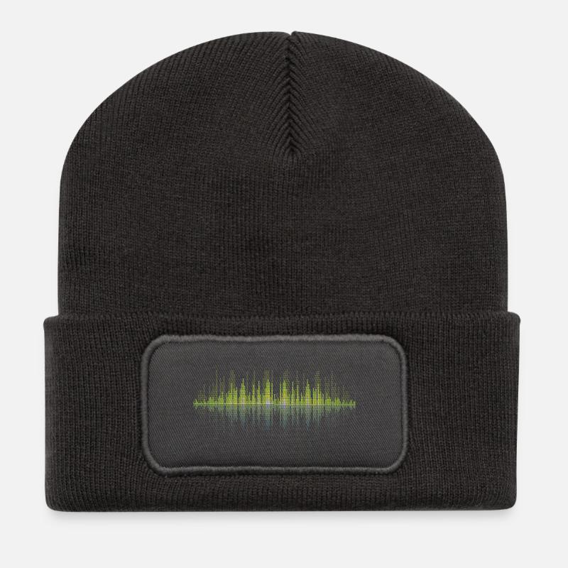 but égalisateur - Beanie recyclé à patch - charbon