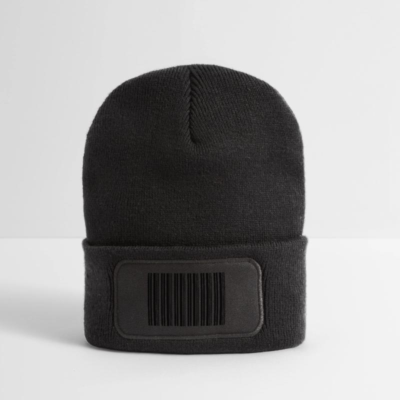 Conception de technologies informatiques pour nerds de code-barres Beanie recyclé à patch