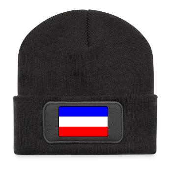 Flag farmers protest - Recycled Patch Beanie - dark grey - Front