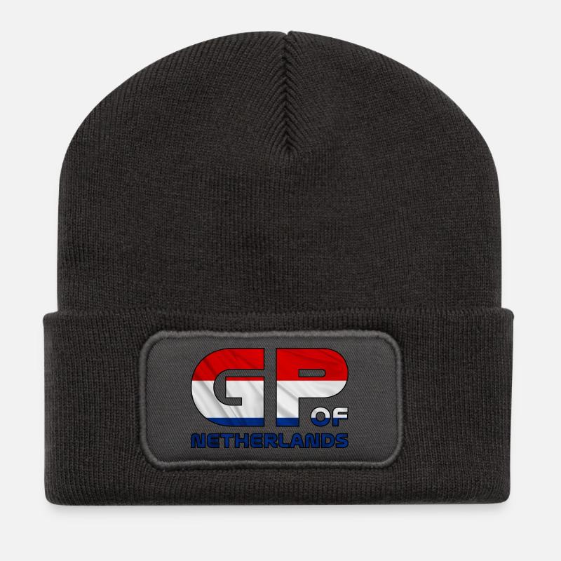 netherlands_gp - Recycled Patch Beanie - dark grey