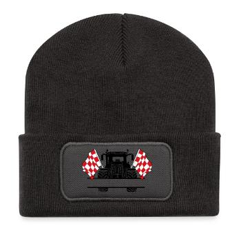 Brabant_Tractor_Custom_Edition - Recycelte Patch Beanie - Dunkelgrau - Vorne
