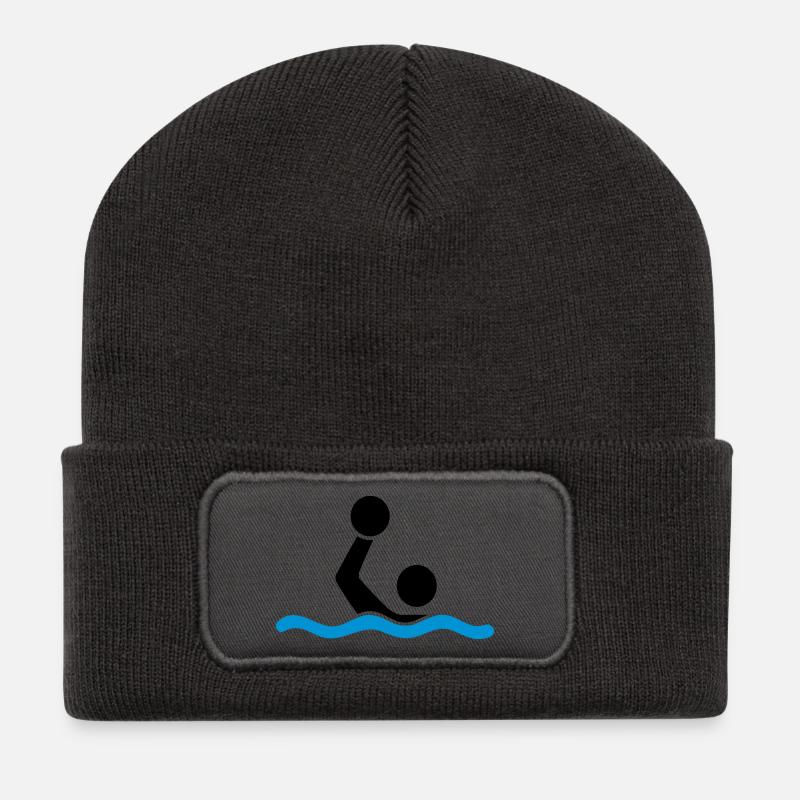 water polo - Recycled Patch Beanie - dark grey