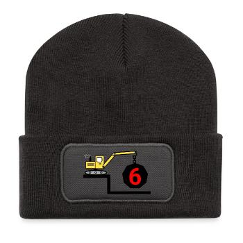Bagger - Recycelte Patch Beanie - Dunkelgrau - Vorne
