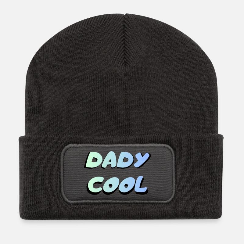 Dady Cool - Recycled Patch Beanie - dark grey