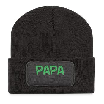 DAD. HAPPY BIRTHDAY DAD. DAD. FATHER's DAY - Recycled Patch Beanie - dark grey - Front