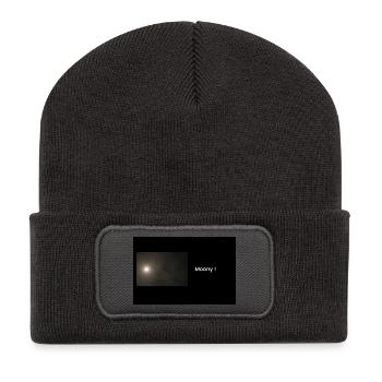 Streetwear Moony - Beanie recyclé à patch - charbon - Devant