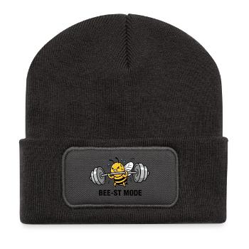 Buzz Lift - Recycelte Patch Beanie - Dunkelgrau - Vorne