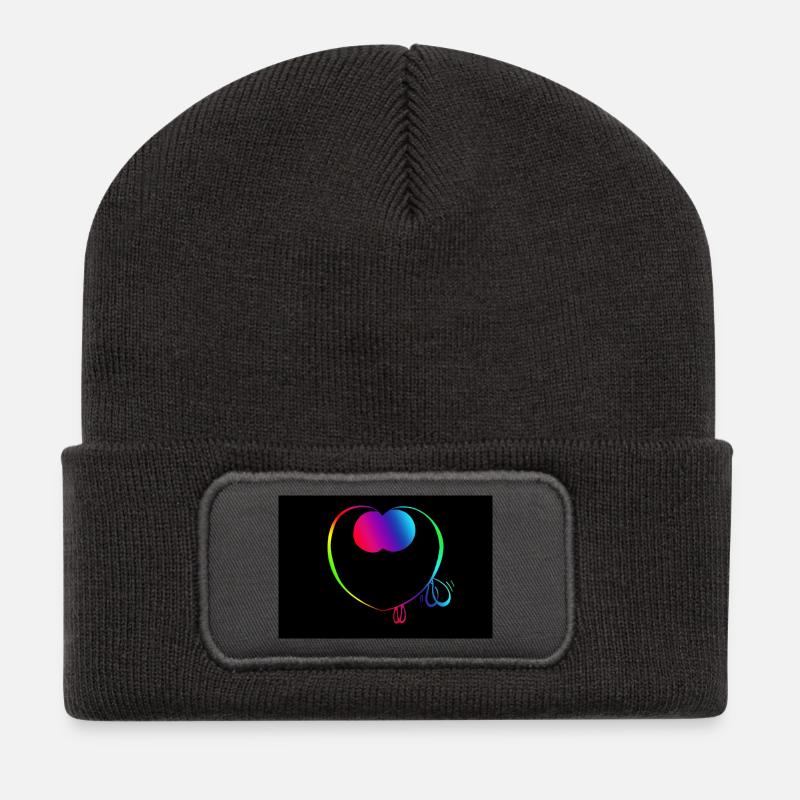 Trickster Too Cute Poster - Recycled Patch Beanie - dark grey
