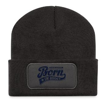 Born in 2006 - Birthday - Limited Edition - Recycled Patch Beanie - dark grey - Front