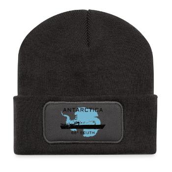 Antarktika Expedition 68°S - Recycelte Patch Beanie - Dunkelgrau - Vorne