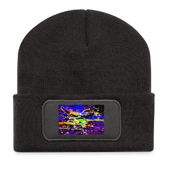 improvimp - Recycelte Patch Beanie - Dunkelgrau - Vorne