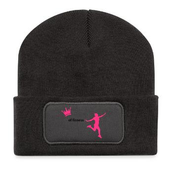 sport - Beanie recyclé à patch - charbon - Devant