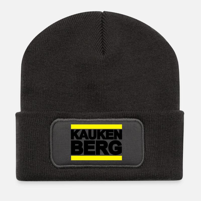 Kaukenberg Paderborn - Recycelte Patch Beanie - Dunkelgrau