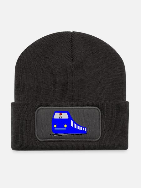 Zug - Recycelte Patch Beanie - Dunkelgrau