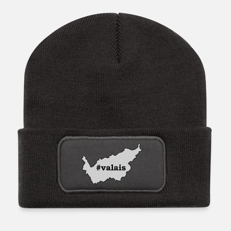 VS Valais / Wallis - Recycled Patch Beanie - dark grey