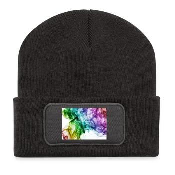 colorful - Recycled Patch Beanie - dark grey - Front