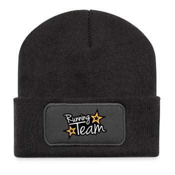 Running Team - Recycled Patch Beanie - dark grey - Front