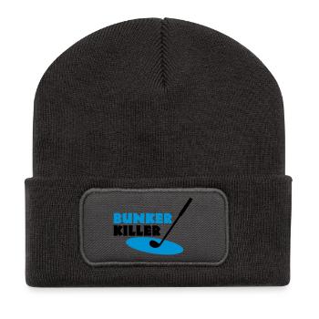 golf - Beanie recyclé à patch - charbon - Devant