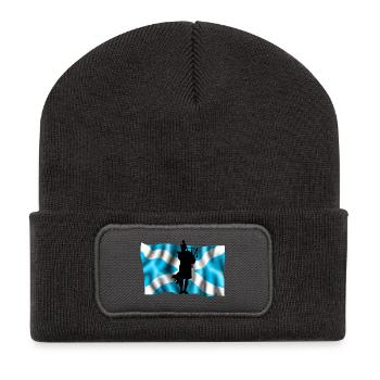 ecosse - Beanie recyclé à patch - charbon - Devant
