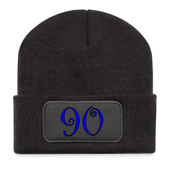 90. 90 YEARS. 90th ANNIVERSARY. 90 YEARS ANNIVERSARY. - Recycled Patch Beanie - dark grey - Front