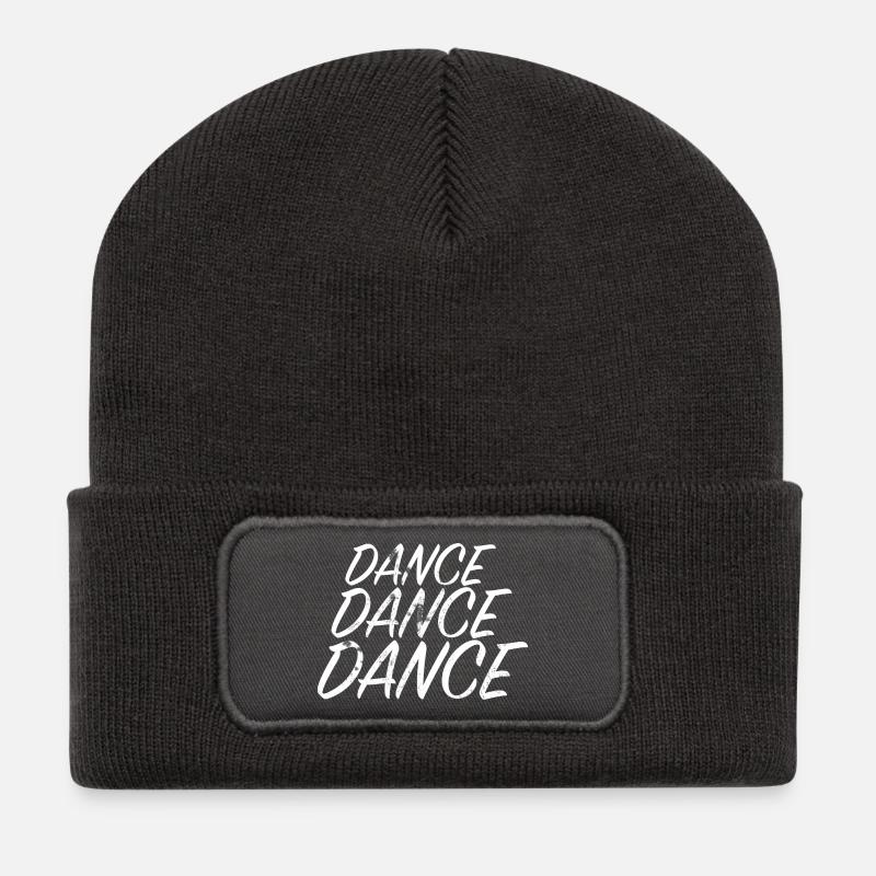 DANSE DANSE DANSE - Beanie recyclé à patch - charbon
