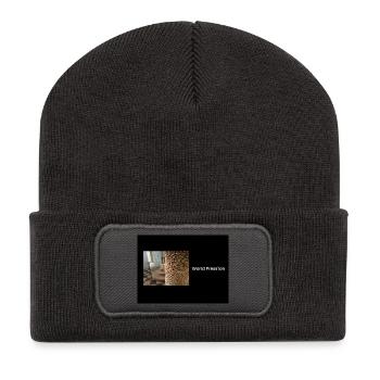 Streetwear WP - Beanie recyclé à patch - charbon - Devant