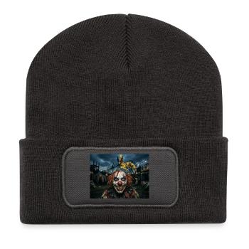 Clown Crazy - Recycled Patch Beanie - dark grey - Front