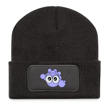 Bubbles - Recycled Patch Beanie - dark grey - Front