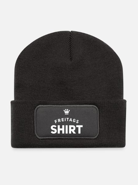 Friday shirt - Recycled Patch Beanie - dark grey