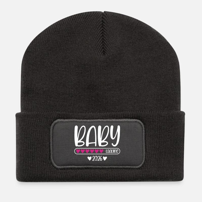 Baby 2026 loading - Recycled Patch Beanie - dark grey
