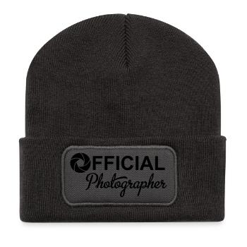 Photographer - Recycled Patch Beanie - dark grey - Front