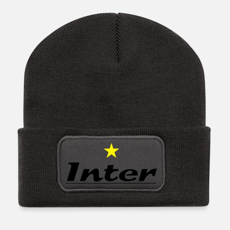 inter_02 - Recycled Patch Beanie - dark grey