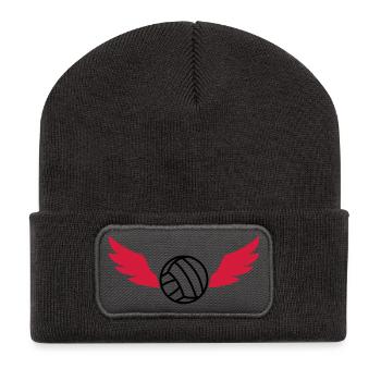 Volleyball - Volley Ball - Sport - Sportsman - Recycled Patch Beanie - dark grey - Front