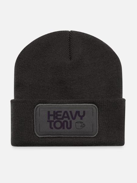 HeavyTon - Recycled Patch Beanie - dark grey