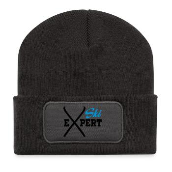 6254398 117220119 Ski - Recycled Patch Beanie - dark grey - Front