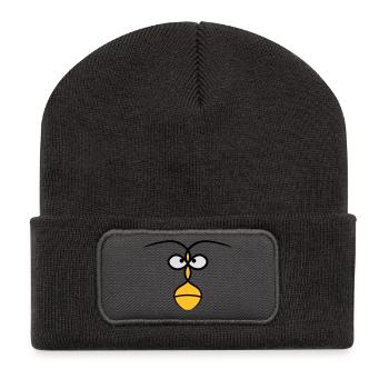 Face Tribal - Recycled Patch Beanie - dark grey - Front