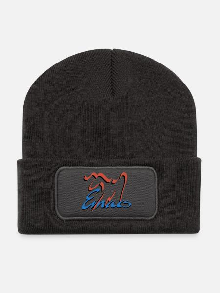Emacs Programmierung Linux - Recycelte Patch Beanie - Dunkelgrau
