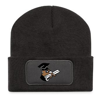 Diplôme d’études secondaires Certificat d’études secondaires Certificat - Beanie recyclé à patch - charbon - Devant