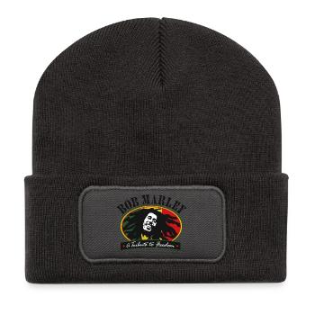 Reggae Legend Tribute to Freedom - Recycelte Patch Beanie - Dunkelgrau - Vorne