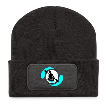 Kayak - Beanie recyclé à patch - charbon - Devant