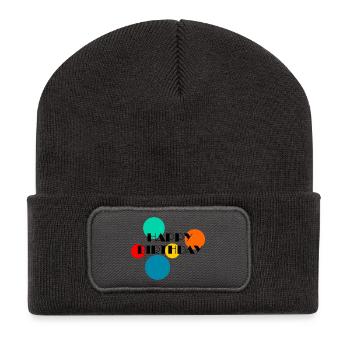 ALLES GUTE ZUM GEBURTSTAG!. ALLES GUTE ZUM GEBURTSTAG!. JAHRESTAG. - Recycelte Patch Beanie - Dunkelgrau - Vorne