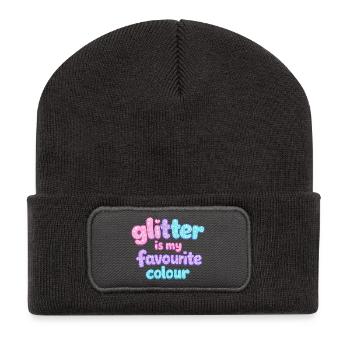 glitter is my favorite color, Cheerful summers - Recycled Patch Beanie - dark grey - Front