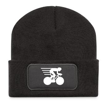 T-shirt for timekeepers and racing drivers. - Recycled Patch Beanie - dark grey - Front