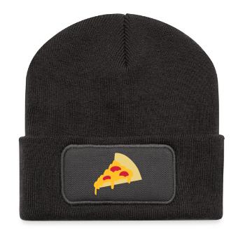 Pizza - Recycled Patch Beanie - dark grey - Front