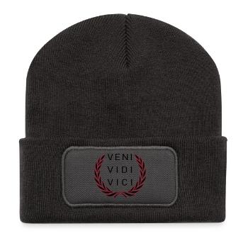 Veni Vidi Vici - Recycled Patch Beanie - dark grey - Front