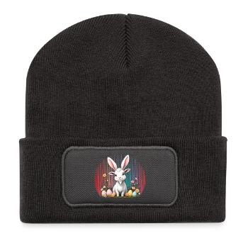 Easter - Recycled Patch Beanie - dark grey - Front