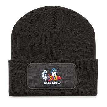 Rocket Fuel - Recycled Patch Beanie - dark grey - Front