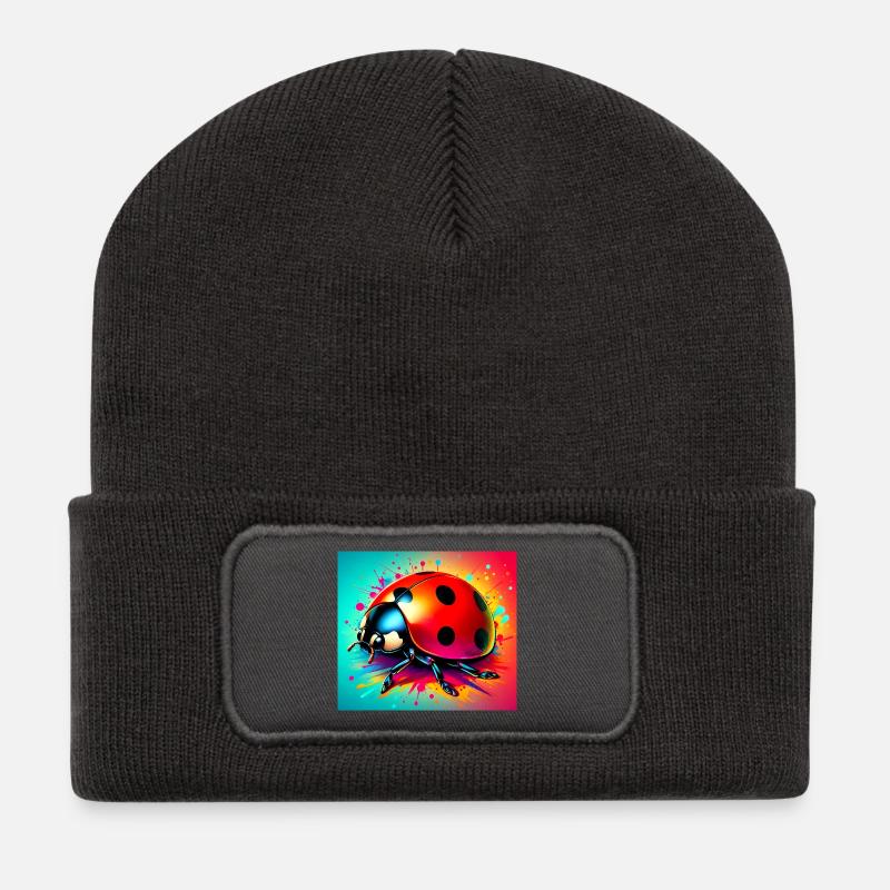 ladybird - Recycled Patch Beanie - dark grey