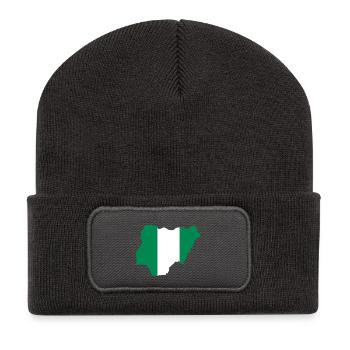 T-shirt Nigeria - Beanie recyclé à patch - charbon - Devant